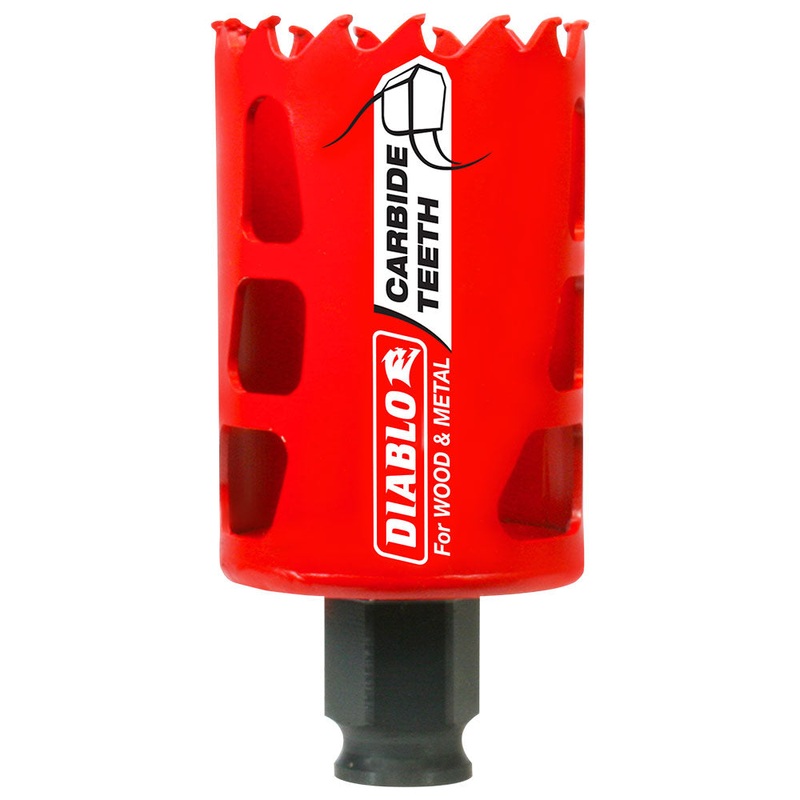 Diablo DHS1750CT 1-3/4 (44mm) Carbide-Tipped Wood & Metal Holesaw