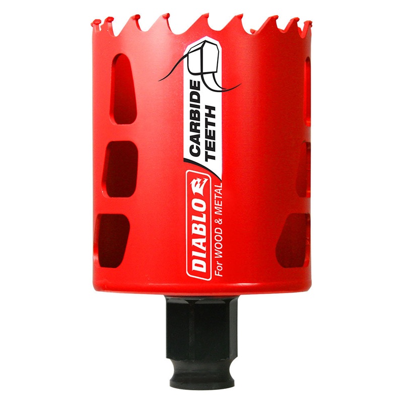 Diablo DHS2250CT 2-1/4 (57mm) Carbide-Tipped Wood & Metal Holesaw