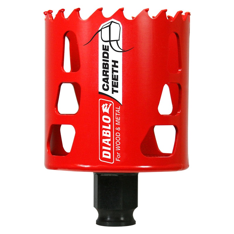Diablo DHS2375CT 2-3/8 (60mm) Carbide-Tipped Wood & Metal Holesaw
