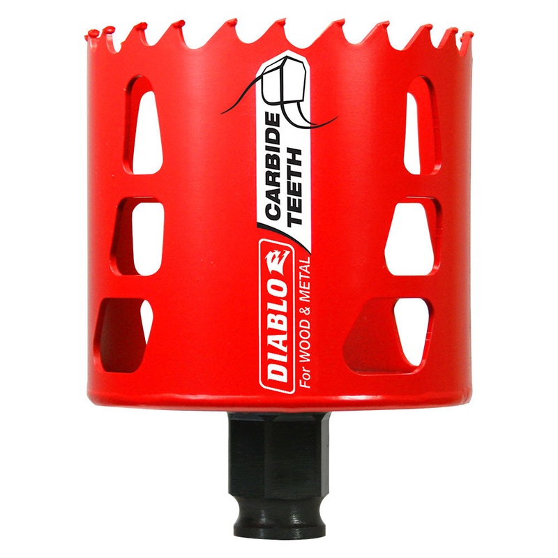 Diablo DHS2750CT 2-3/4 (70mm) Carbide-Tipped Wood & Metal Holesaw