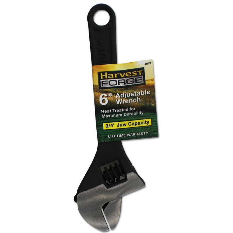 Harvest Forge 41078 Black Oxide 6 Adjustable Wrench