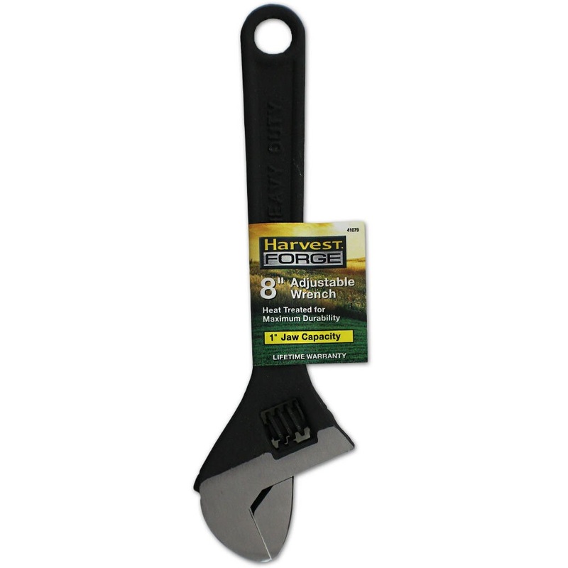 Harvest Forge 41079 Black Oxide 8 Adjustable Wrench