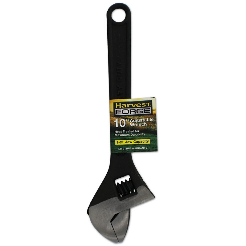 Harvest Forge 41080 Black Oxide 10 Adjustable Wrench