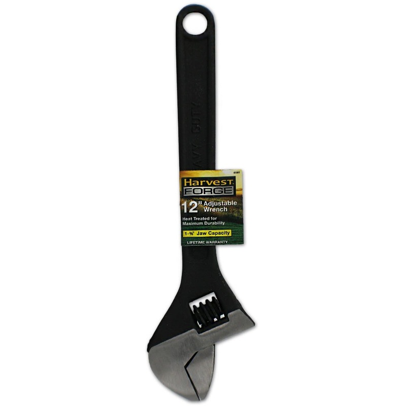Harvest Forge 41081 Black Oxide 12 Adjustable Wrench