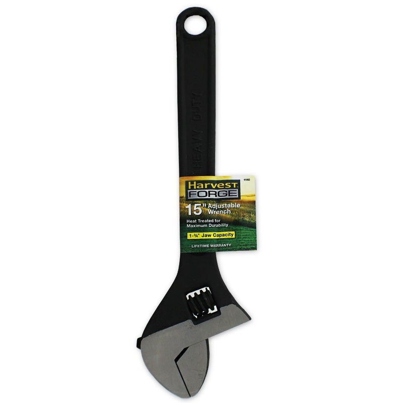 Harvest Forge 41082 Black Oxide 15 Adjustable Wrench