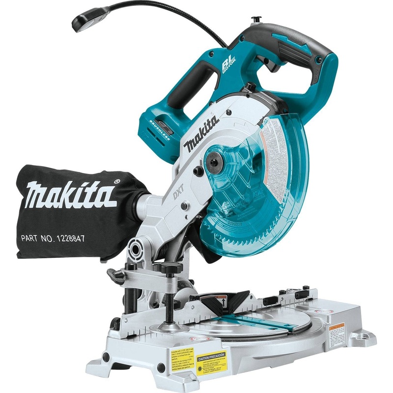 Makita XSL05Z 18V LXT Brushless 6-1/2 Compact Compound Miter Saw