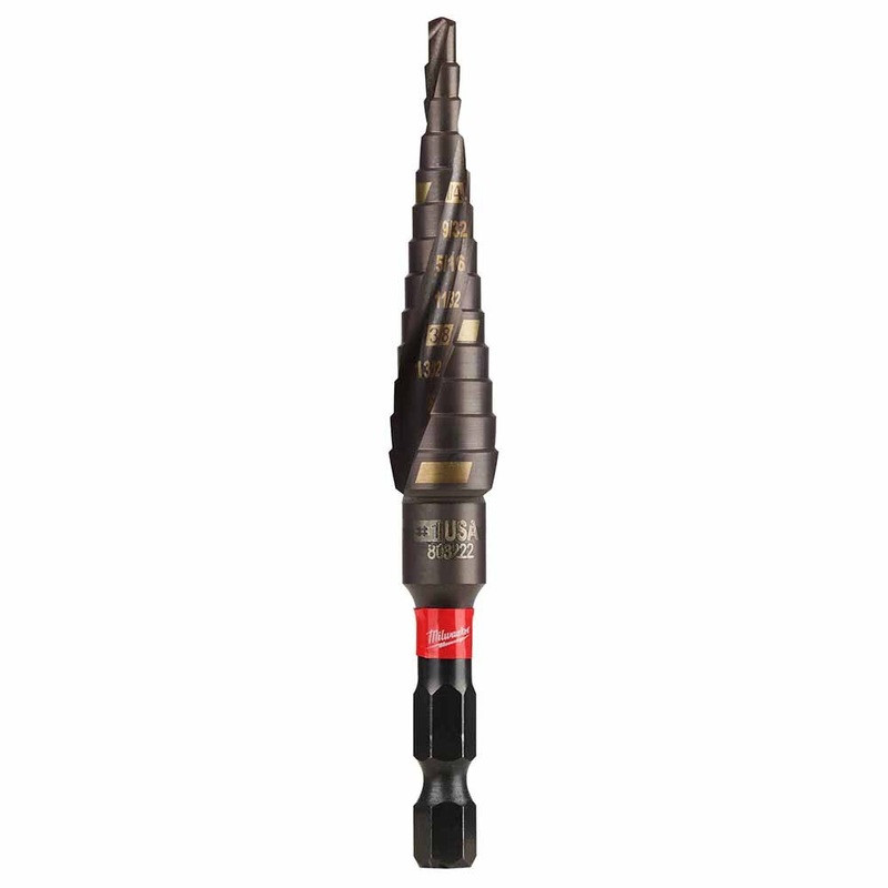 Milwaukee 48-89-9241 SHOCKWAVE Impact Duty Step Bit #1 1/8 – 1/2