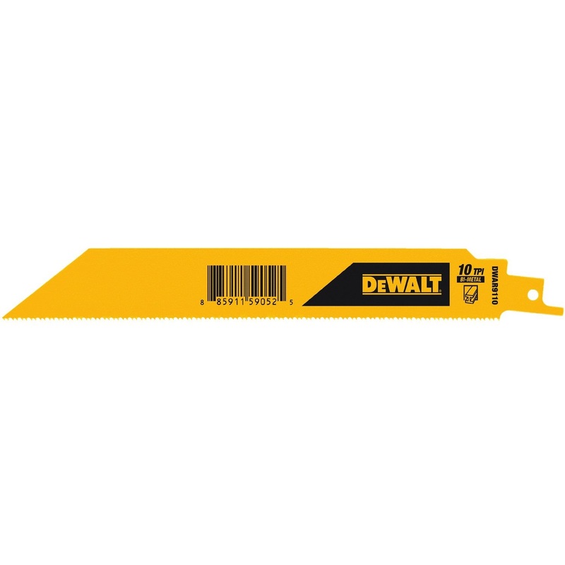 DeWalt DWAR9110B25 9 10TPI 1 Recip Saw Blade
