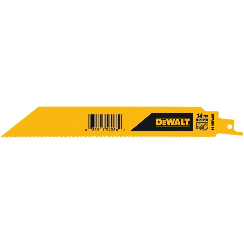 DeWalt DWAR9114N25 9 14TPI 1 Recip Saw Blade