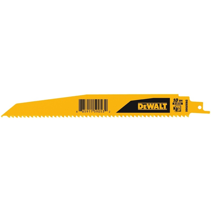 DeWalt DWAR960N25 9 10TPI Demo Recip Blade (25 Pack)