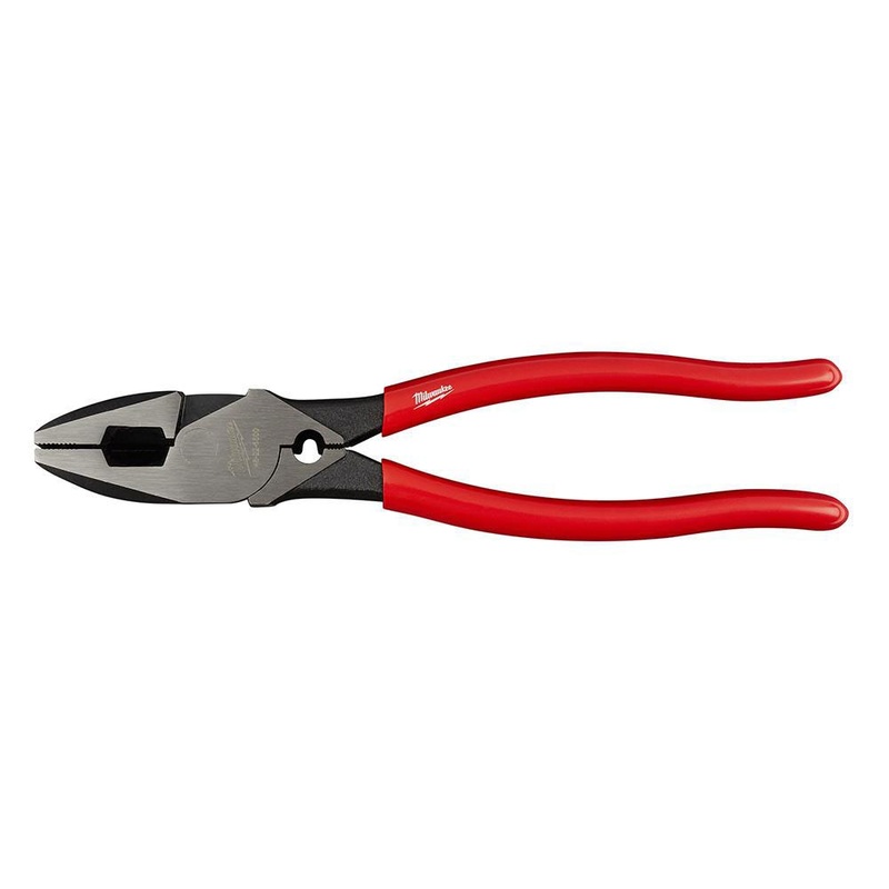 Milwaukee 48-22-6500 High Leverage Linesman’s Pliers with Crimper