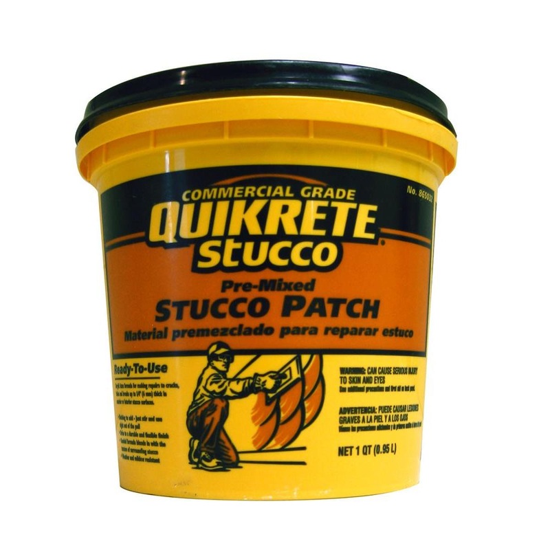 Quikrete 8650 Pre-Mixed Stucco Patch, 1 Quart