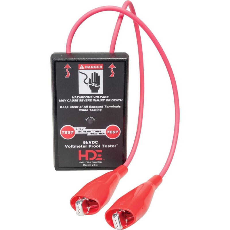 Greenlee PT-5000B Proof Tester Voltmeter Tester, 5000V DC