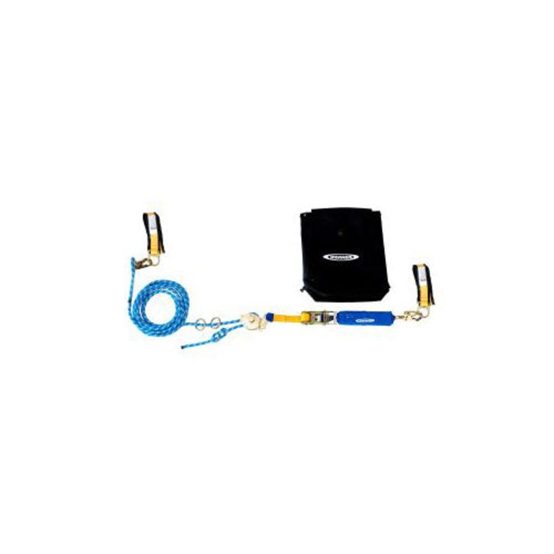 Werner L102100 100′ 2-Man Rope Horizontal Lifeline System w Cross-Arm Strap