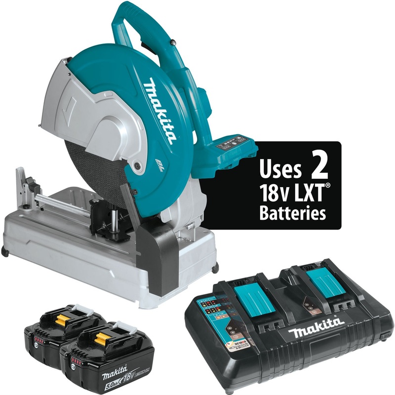 Makita XWL01PT 18V X2 LXT (36V) Brushless 14 Cut-Off Saw Kit (5.0Ah)