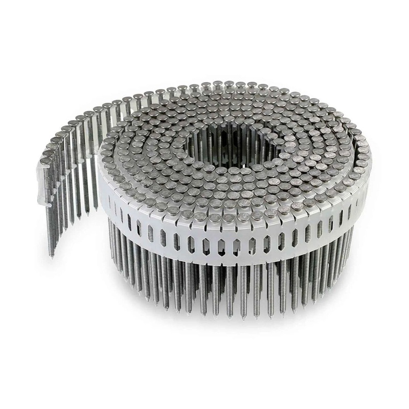 Simpson S12A225DNBP Strong-Tie 2-1/4 0 Degree Inserted Plastic Coil Ring-Shank Nail Full Round Head (1200 Pack)