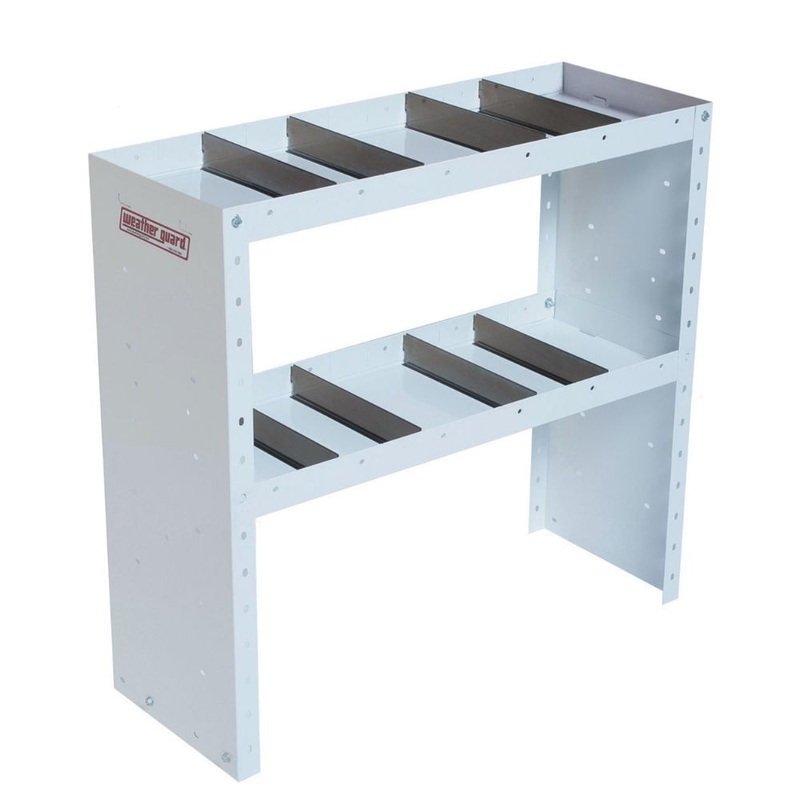 WeatherGuard 9333-3-03 Heavy Duty Adjustable 2 Shelf Unit, 34 x 36 x 13.5