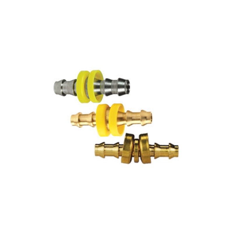 Dixon 2960606C Push-On Hose Mender, Hose ID 3/8, Brass, 2.05 L