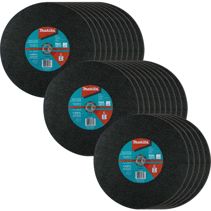 Makita B-57598-25 14 x 1 x 3/32 Abrasive Cut-Off Wheel, 25 Pack