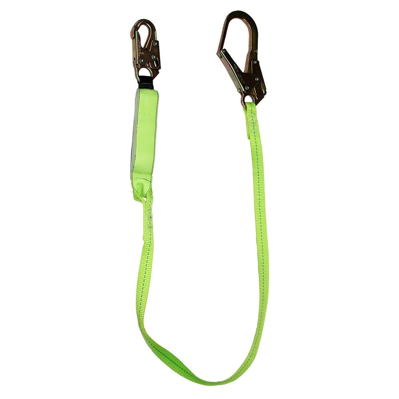 Safewaze FS565  6′ Energy Absorbing Lanyard with Rebar Hook