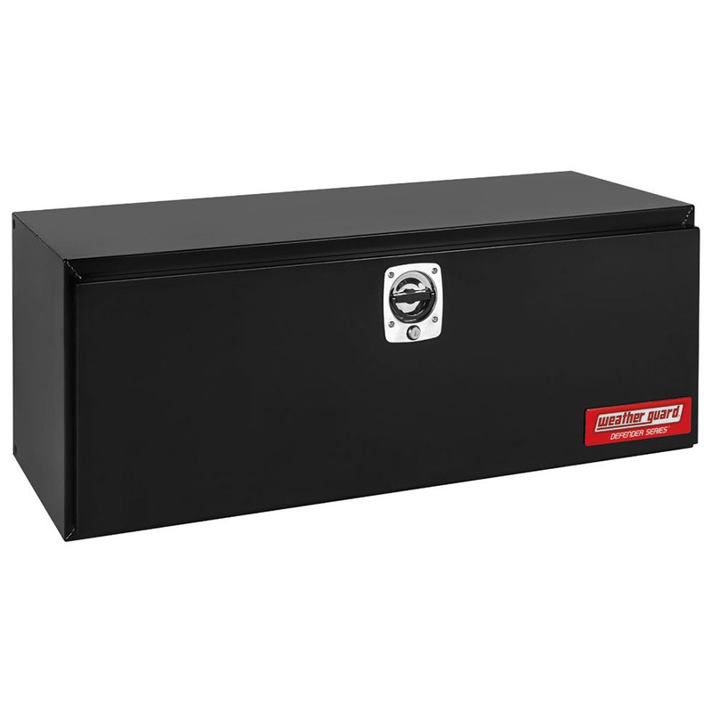 WeatherGuard 300501-53-01 DEFENDER SERIES 48 x 19 x 19 Black Aluminum Underbed Box