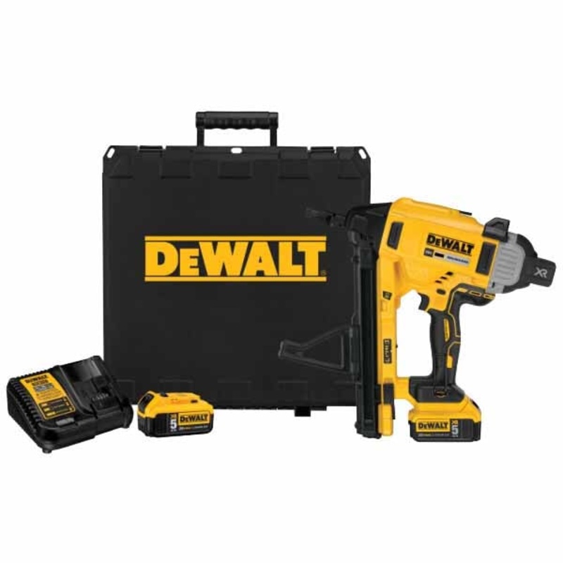 DeWalt DCN891P2 20V Max* 1 Magazine Cordless Concrete Nailer Kit