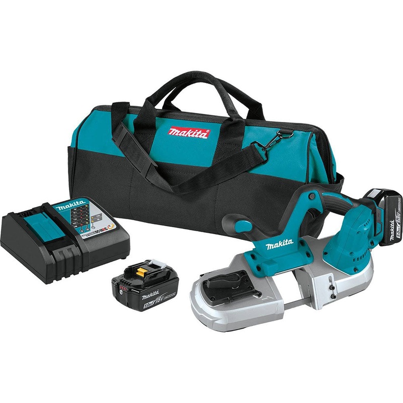 Makita XBP03T 32-7/8 18V LXT Lithium-Ion Cordless Compact Band Saw Kit (5.0Ah)