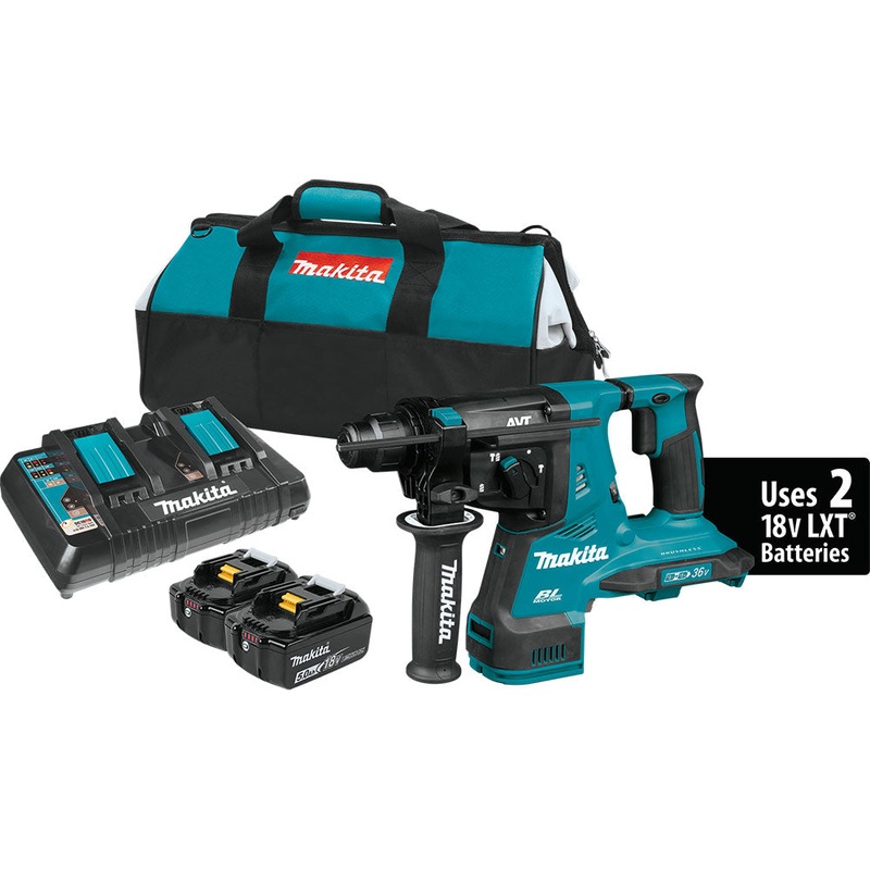 Makita XRH08PT X2 LXT 1-1/8 AVT Rotary Hammer