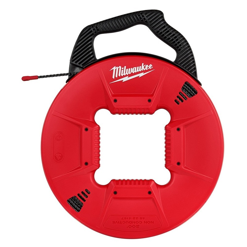 Milwaukee 48-22-4167 200′ Polyester Fish Tape w/ Nonconductive Tip