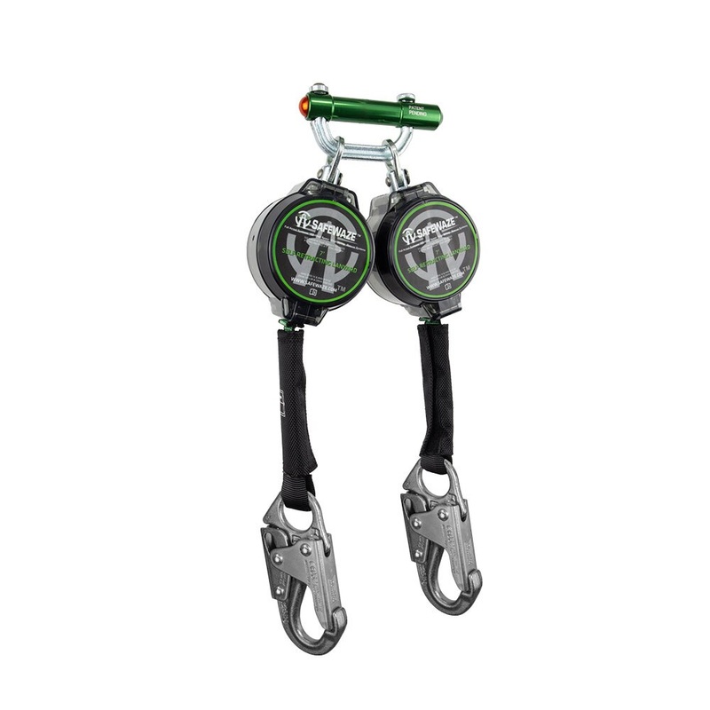 Safewaze 018-5024 7′ Web Dual Leg Retractable With Steel Snap Hooks