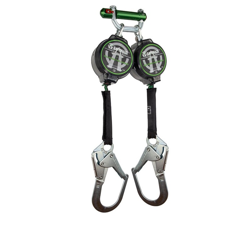 Safewaze 018-5026 7′ Web Dual Leg Retractable With Steel Rebar Hooks