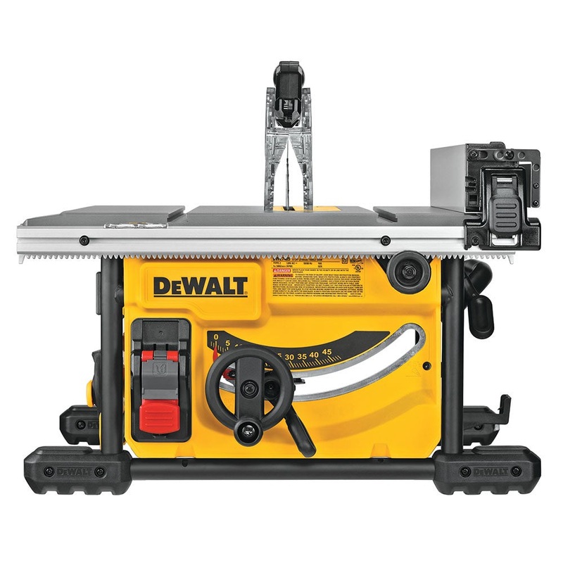 DeWalt DWE7485 8-1/4 Compact Jobsite Table Saw, 15 AMPS