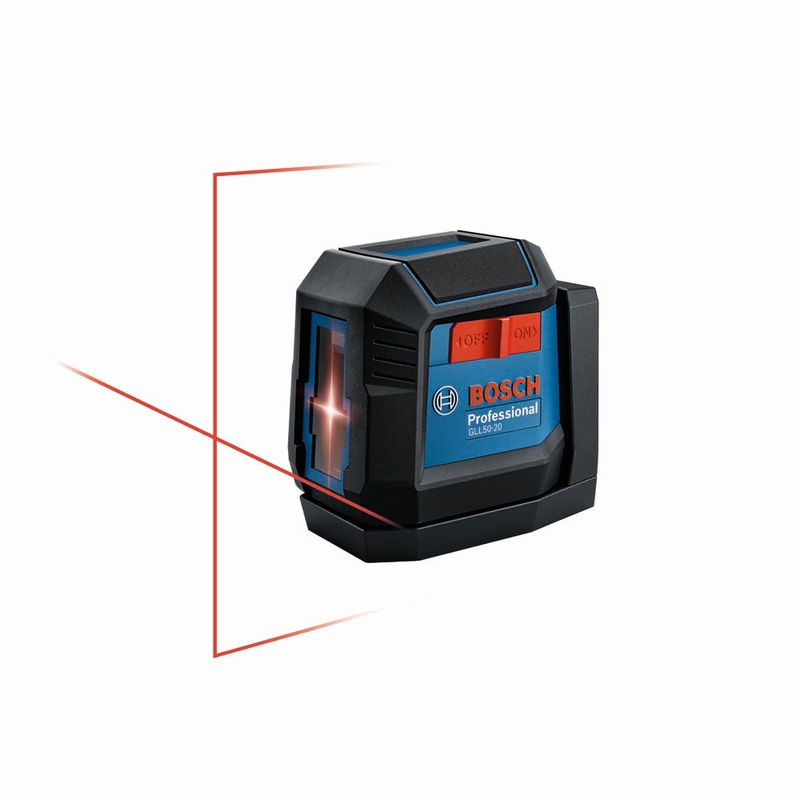 Bosch GLL50-20 1.5V Self-Leveling Cross-Line Laser – Red