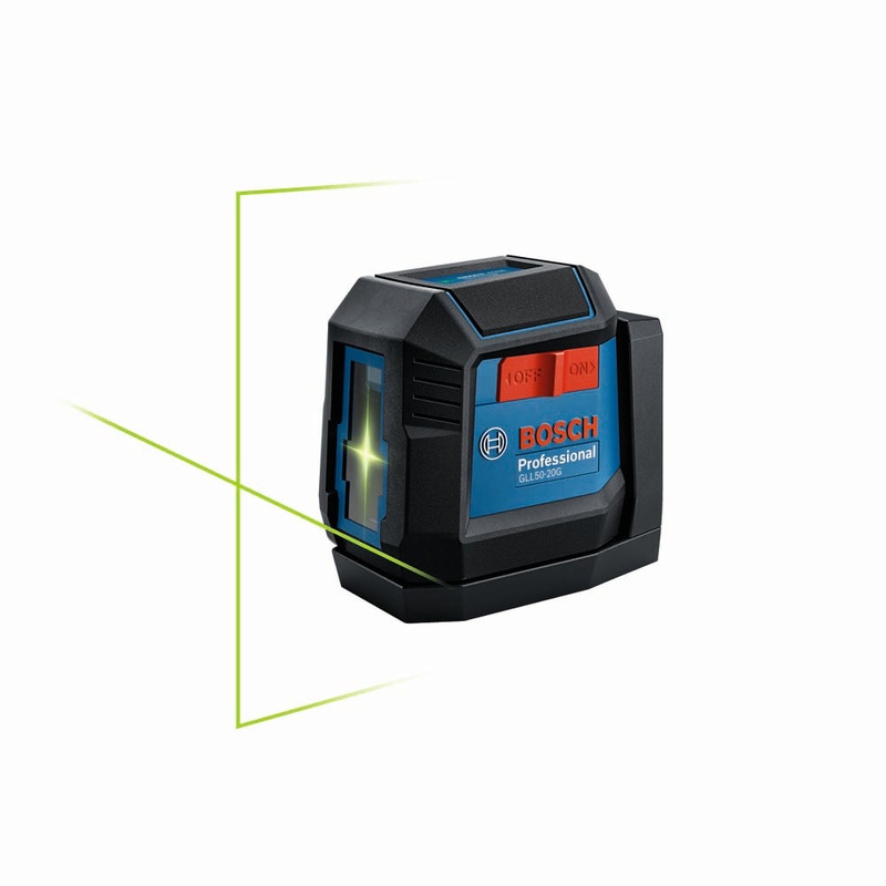 Bosch GLL50-20G Self-Leveling Cross-Line Laser – Green