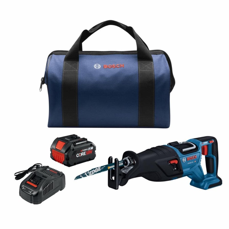 Bosch GSA18V-110B14 PROFACTOR 18V 1-1/8 Reciprocating Saw Kit with (1) CORE18V 8.0 Ah PROFACTOR Performance Battery