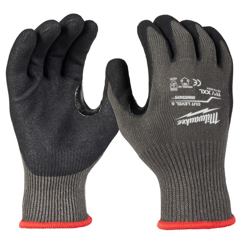 Milwaukee 48-73-8654E Cut Level 5 Nitrile Dipped Gloves – XXL