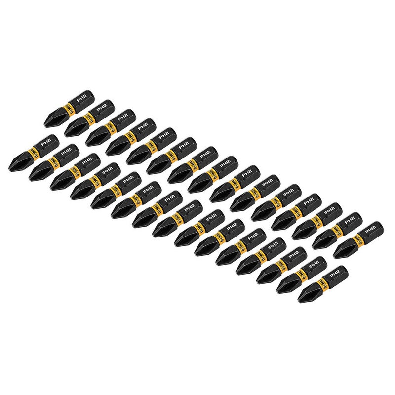 DeWalt DWAF1PH2IR30 PH2 FLEXTORQ  1/4 x 1in Impact Driver Bits w/ Case, 30-Pack
