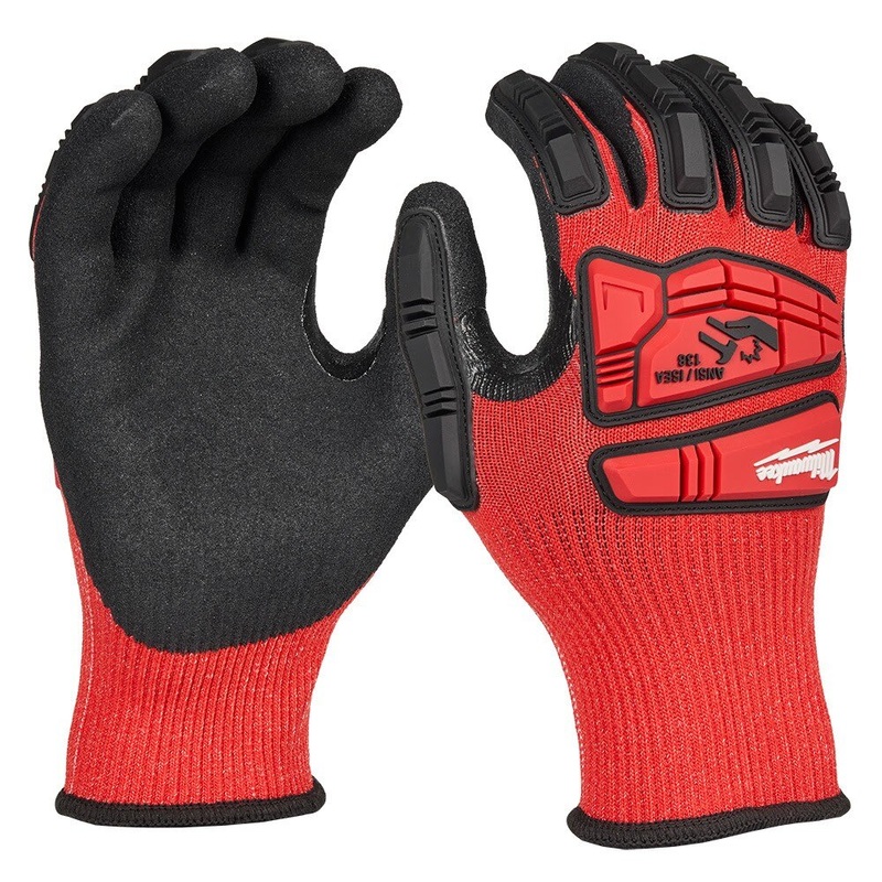 Milwaukee 48-73-8134 Impact Cut 3 Nitrile Dip Glove – XXL