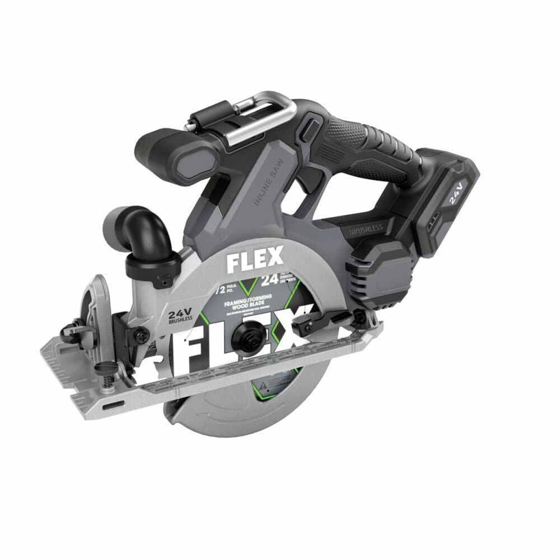 Flex FX2131A-Z 6-1-2 In-Line Circular Saw – Bare Tool