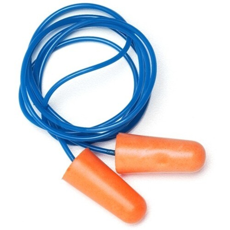 Pyramex DP1001 Corded taper fit disp plug -NRR 31db – 100 pair/box