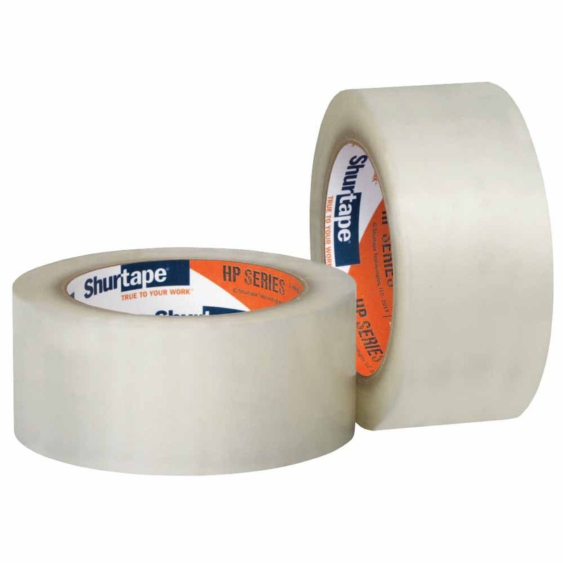 Shurtape 101162 HP 200 Hot Melt 3 Packaging Tape, Clear, 72mm x 100m