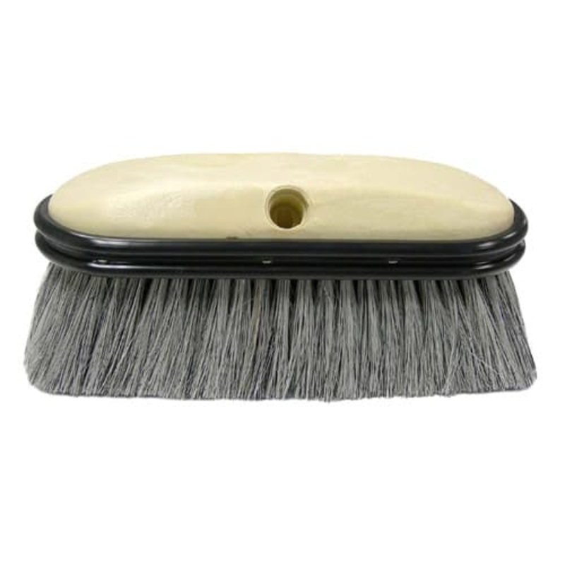 Weiler 44318 9-1/2 Truck Wash Brush, Grey Fiber Fill