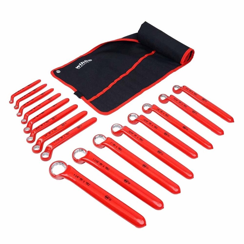 Wiha 21094 16 Piece Insulated Deep Offset Wrench Set – SAE