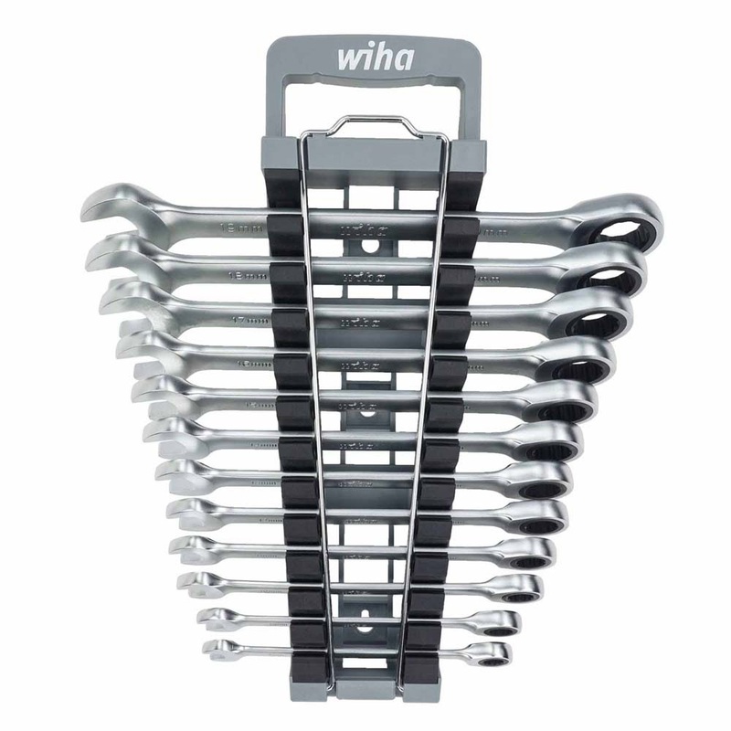 Wiha 30391 12 Piece Combination Ratchet Wrench Set – Metric