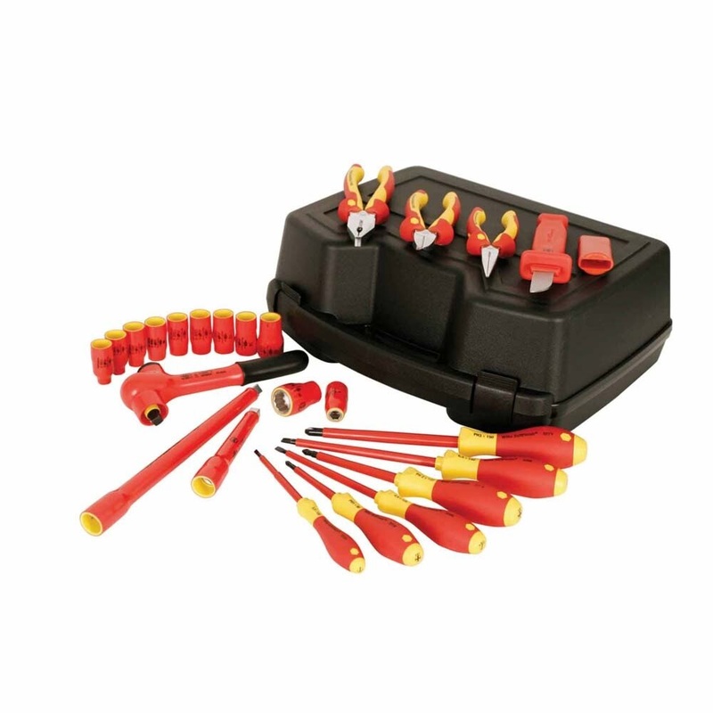 Wiha 31495 24 Piece Insulated Socket Set 3/8 Drive – SAE
