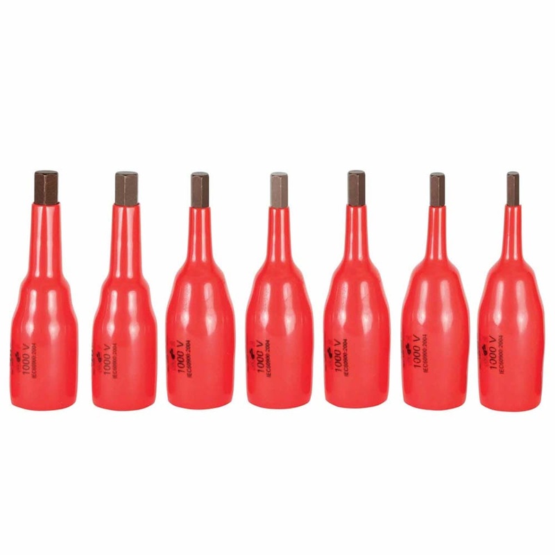 Wiha 31890 7 Piece Insulated Hex Socket Set 3/8 Drive – SAE
