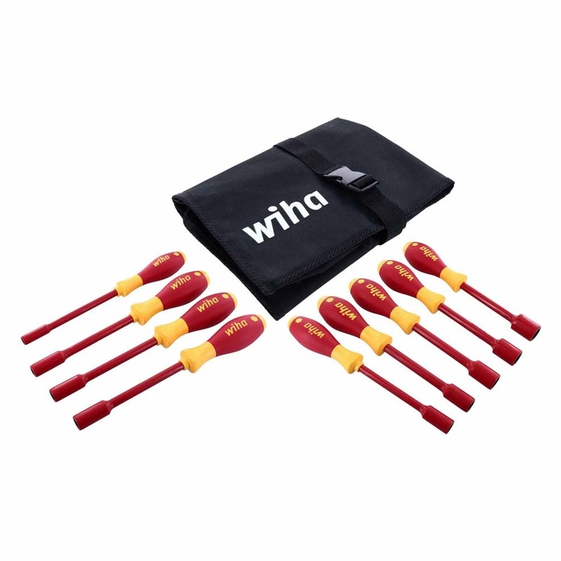 Wiha 32288 9 Piece Insulated SoftFinish Nut Driver Set – Inch