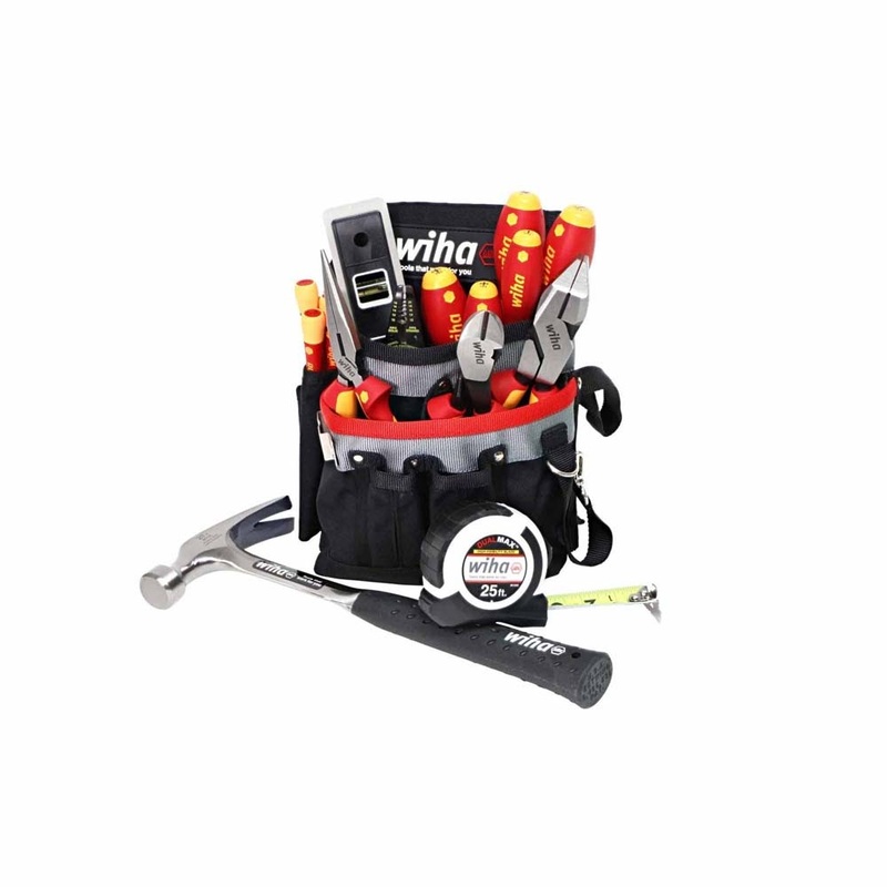Wiha 32934 16 Piece Insulated Apprentice Electrician’s Tool Kit