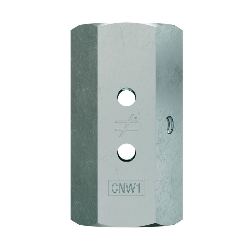 Simpson CNW1 Strong-Tie Coupler Nut with Witness Hole for Threaded Rod