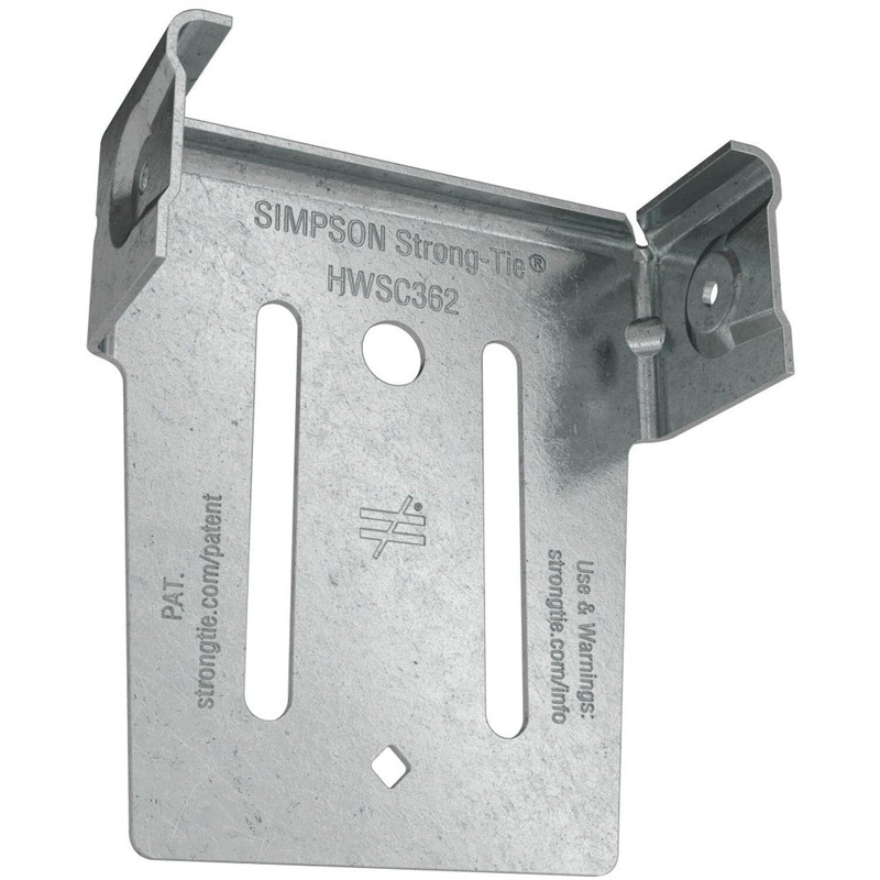 Simpson HWSC362-KT Strong-Tie Head-of-Wall Slide-Clip Connector with Screws (50 Pack)